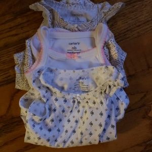 Carter's Newborn spaghetti strap onesies.